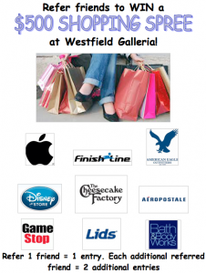 Shopping spree contest